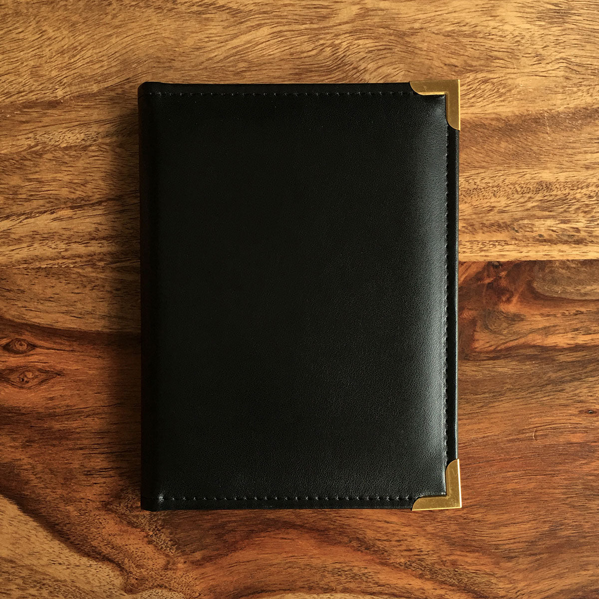 Brass Corner 4" x 6" Prayer Card Album