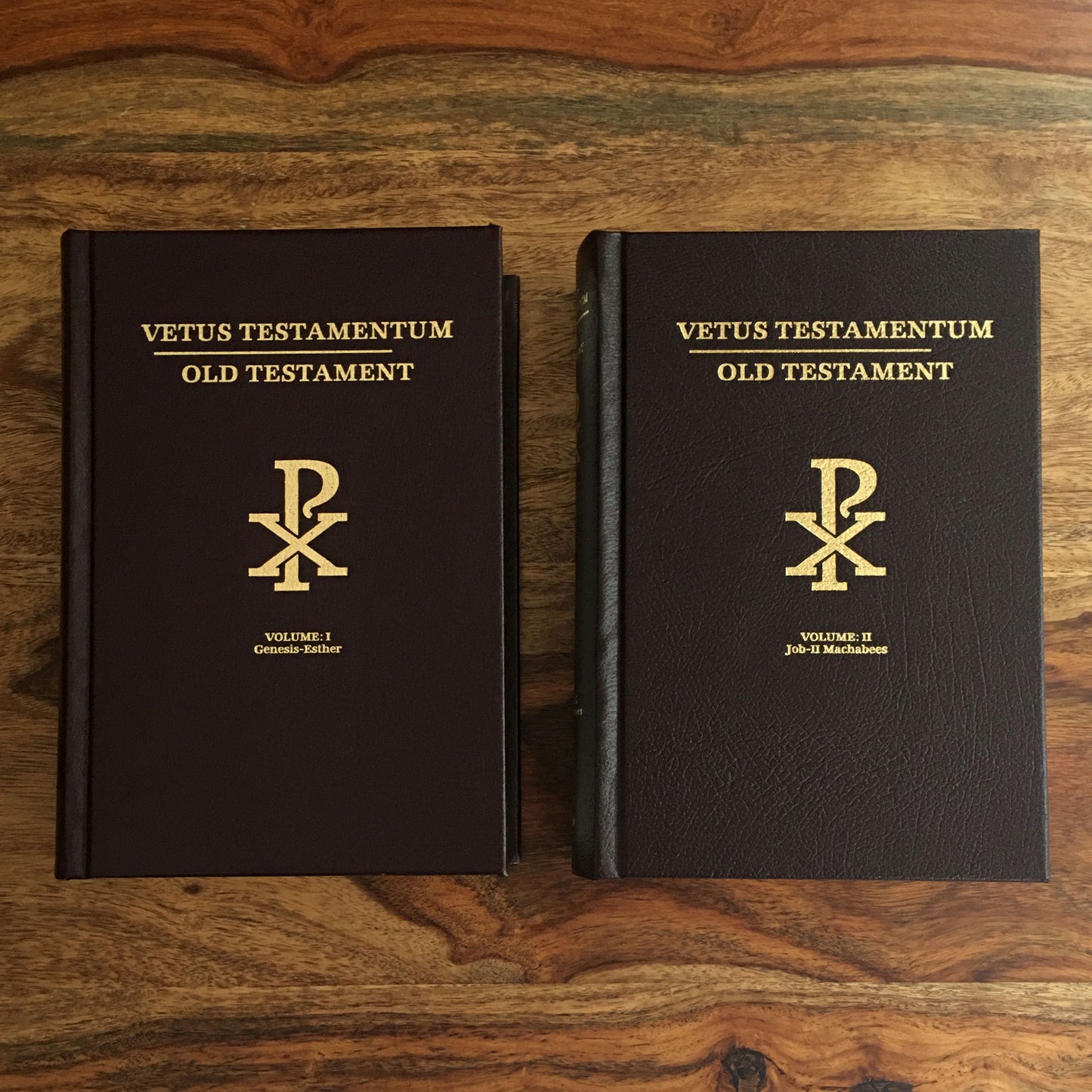 Old Testament Latin-English (Two Volumes)