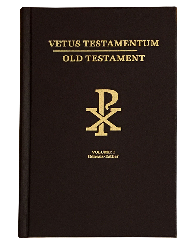 Old Testament Latin-English (Two Volumes)