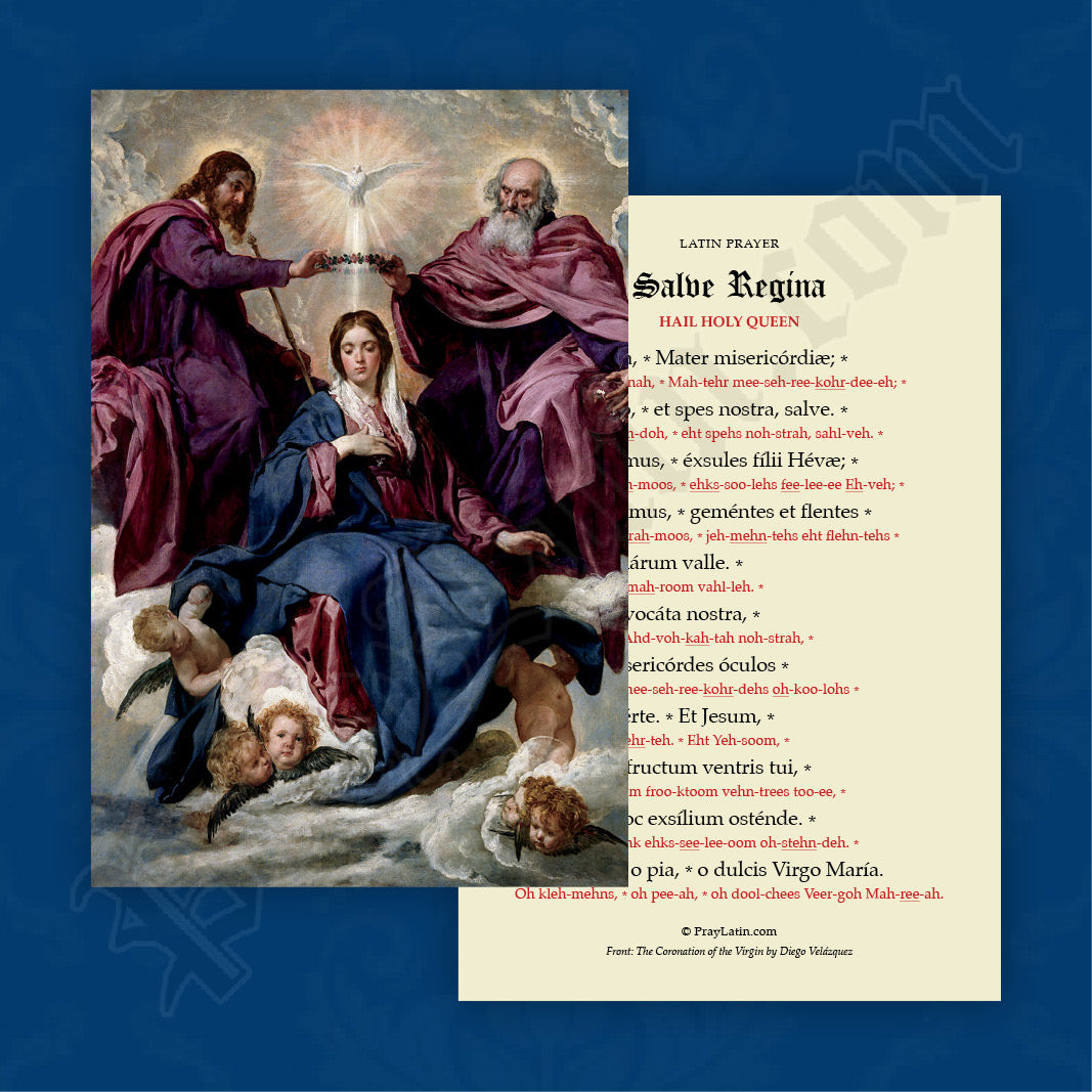 Salve Regina in Latin Pronunciation