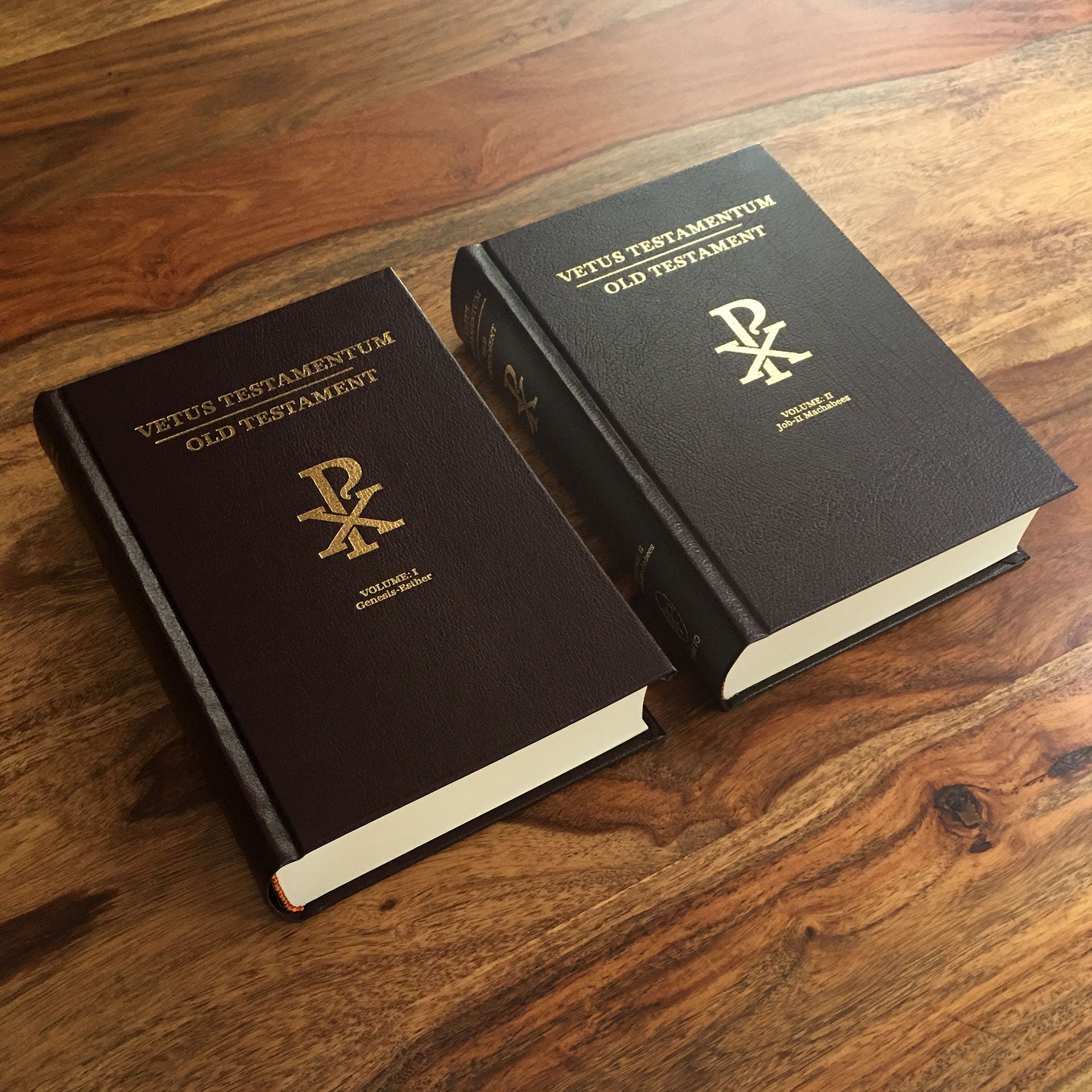 Old Testament Latin-English (Two Volumes)