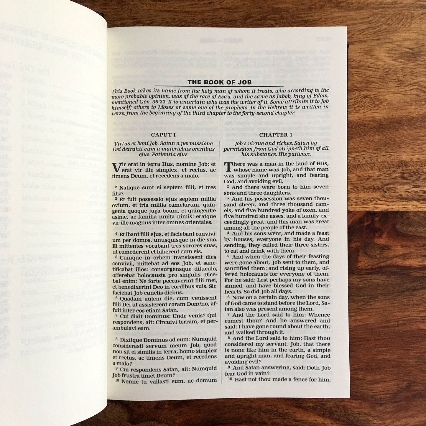 Old Testament Latin-English (Two Volumes)