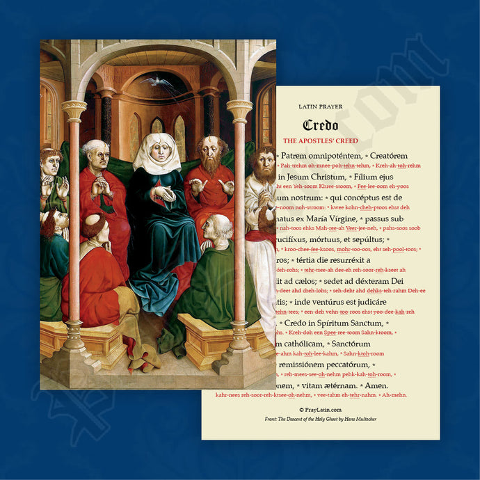 The Apostles' Creed in Latin Pronunciation