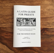 Load image into Gallery viewer, A Latin Guide for Priests: For the Roman Mass

