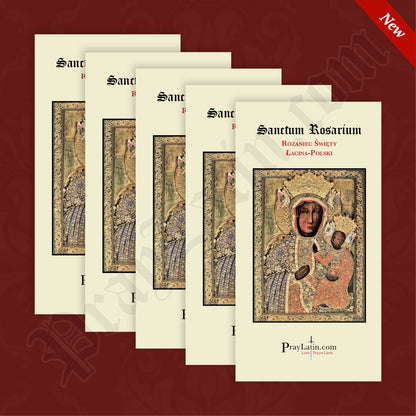 Latin-Polish Rosary Pamphlet