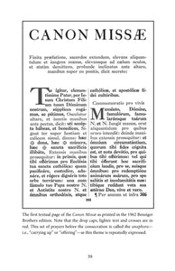 The Roman Canon: An Interlinear Translation - Romanitas Press