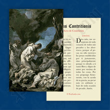 Load image into Gallery viewer, Acto de Contrición en latín y español - Estampa de oración

