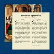 Load image into Gallery viewer, Símbolo de los Apóstoles en latín y español - Estampa de oración
