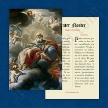 Load image into Gallery viewer, Padre Nuestro en latín y español - Estampa de oración
